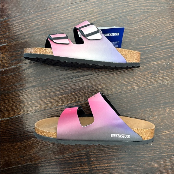 Birkenstock women’s Arizona sandals ombré pink purple comfort classic 38 (7) NWT - Picture 7 of 8